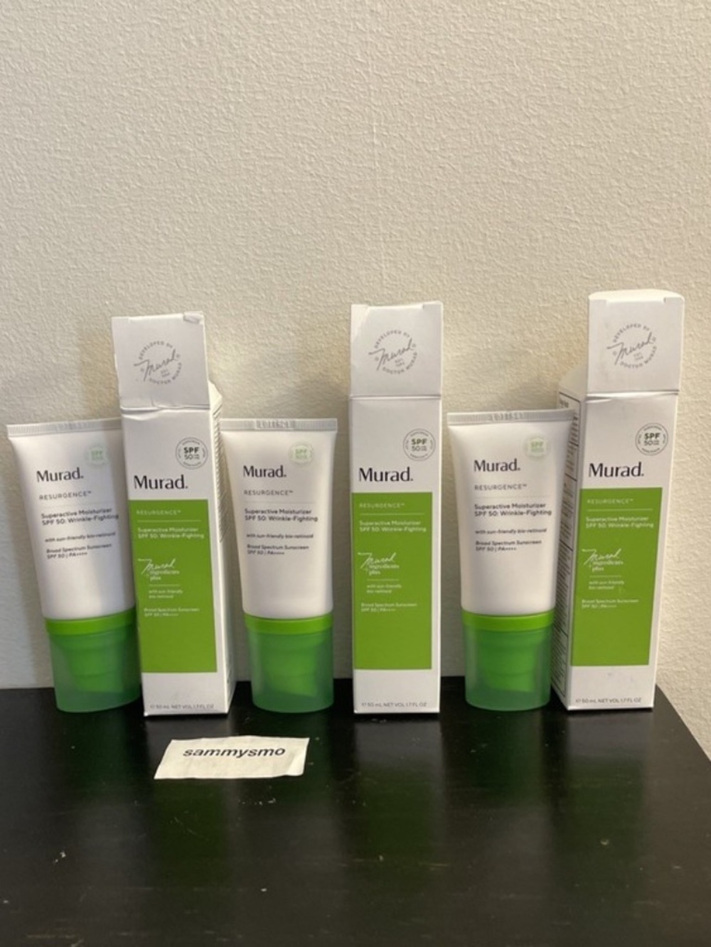 Murad Superactive Moisturizer SPF 50, Wrinkle-Fighting 1.7 fl oz., x3 SEE DESCR